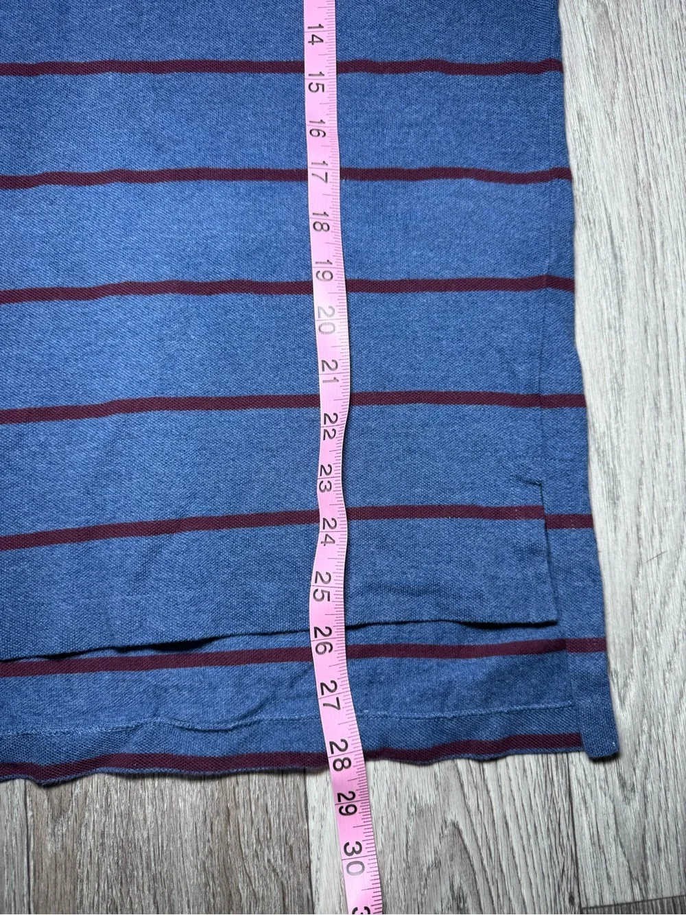 Polo Ralph Lauren Polo Shirt Mens Small Blue Red Striped Short Sleeve Pony Logo